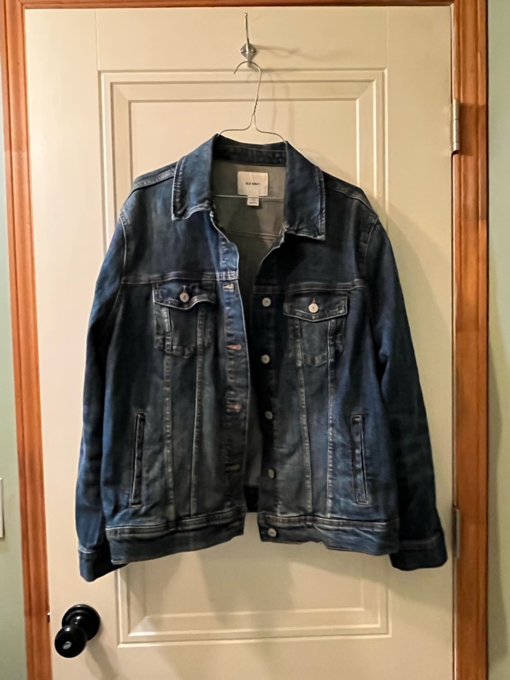Old Navy Blue Denim Jacket with Faded Wash